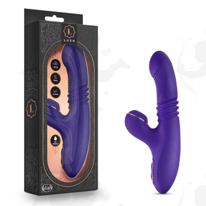 Vibrador estimulador con succionador de clitoris y carga USB
