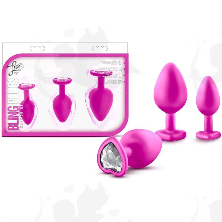 Kit de dilatadores anales rosa