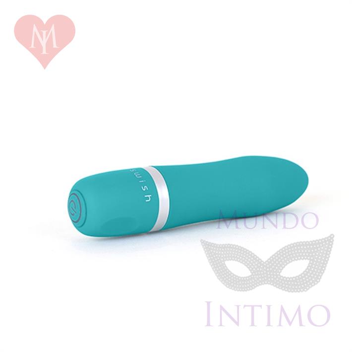 Vibrador de suave textura sumergible bcute celeste