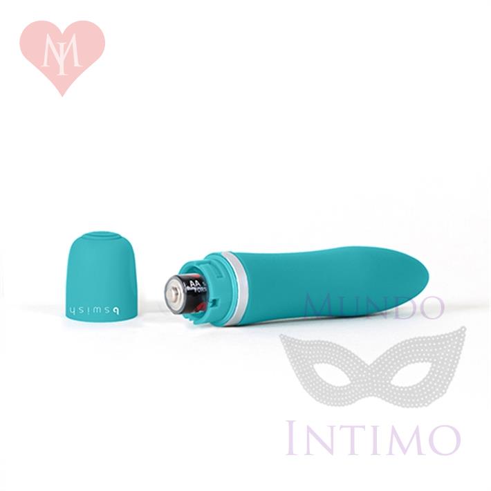 Vibrador de suave textura sumergible bcute celeste