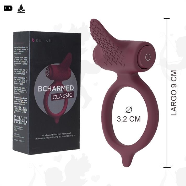 Anillo con estimulador de clitoris y vibro