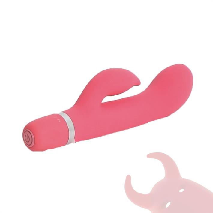 Vibrador con estimulador de clitoris y punto g