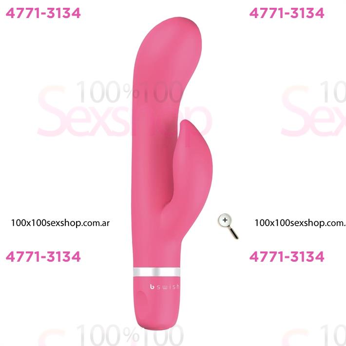 Cód: CA SS-BW-1467 - Vibrador con estimulador de clitoris y punto g - $ 41200