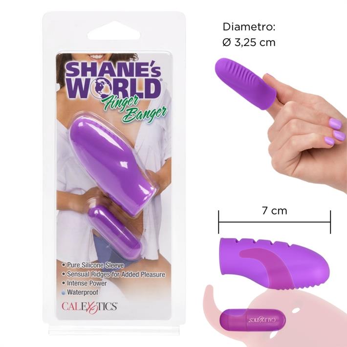  Vibrador estimulador vaginal para dedo  