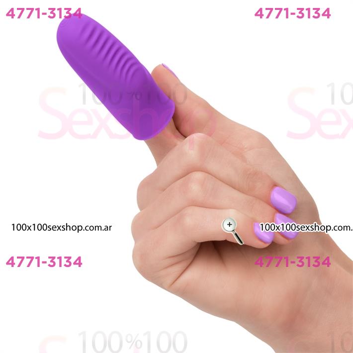 Vibrador estimulador vaginal para dedo 