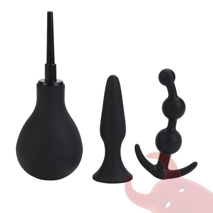 Kit Anal plug,dilatador y limpiador