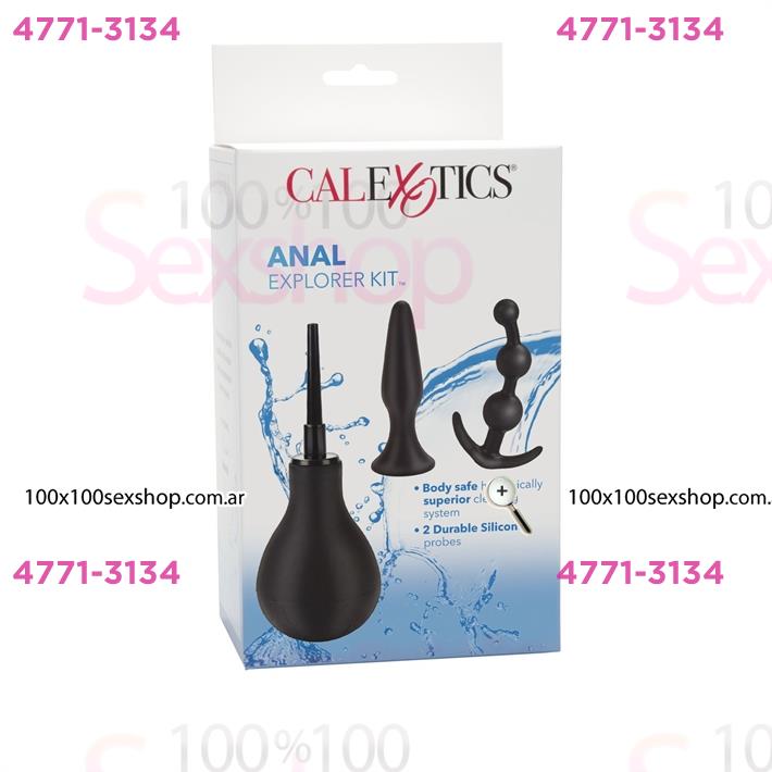 Kit Anal plug,dilatador y limpiador