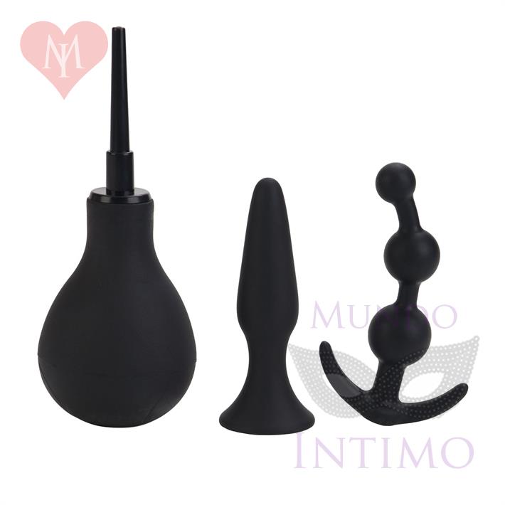 Kit Anal plug,dilatador y limpiador