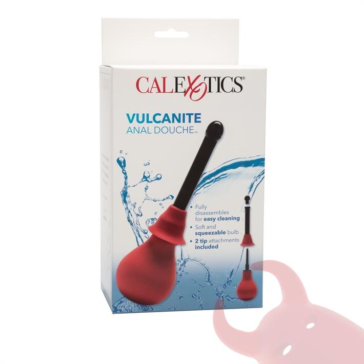 Vulcanite ducha anal con accesorio