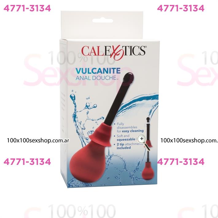 Vulcanite ducha anal con accesorio