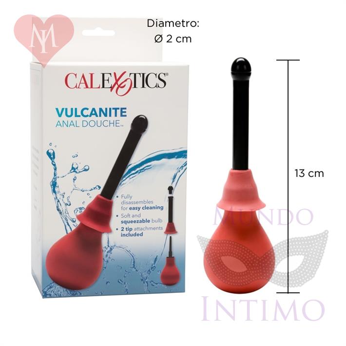  Vulcanite ducha anal con accesorio 