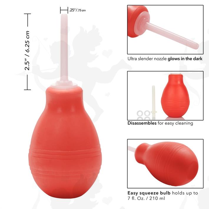 Limpiador, ducha anal roja
