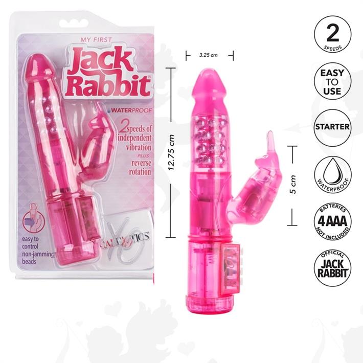 Cód: SS-CA-0610-05-3 - Jack rabbit vibrador rotativo con estimulador de clitoris - $ 19990