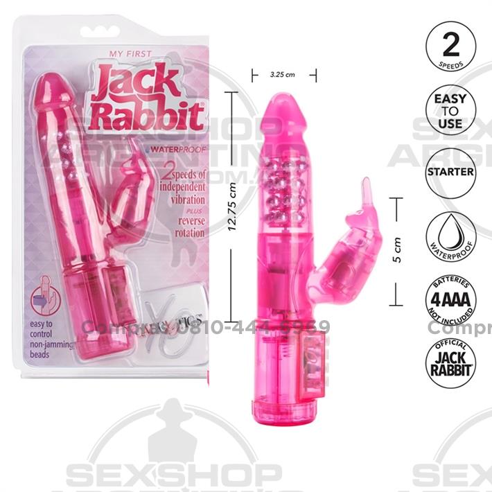  - Jack rabbit vibrador rotativo con estimulador de clitoris