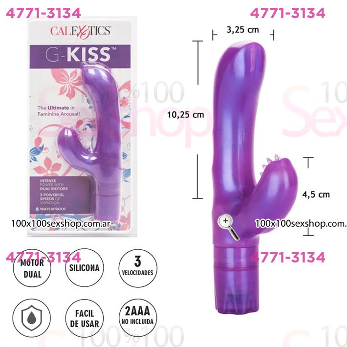 Cód: CA SS-CA-0782-50-2 - Estimulador de clitoris y punto g con con 3 modos de vibracion - $ 35700