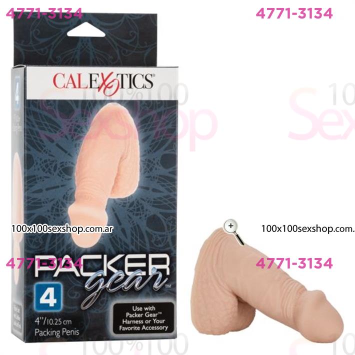 Cód: CA SS-CA-1580-05-3 - Packer Gear dildo de 10 cm con testiculos - $ 3130