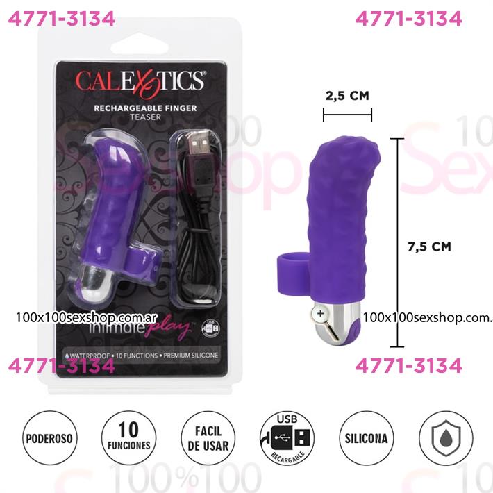 Cód: CA SS-CA-1705-10-2 - Vibrador para dedo con carga USB - $ 52400