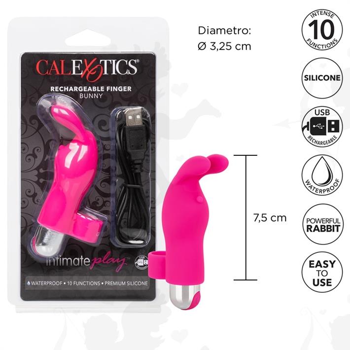 Cód: SS-CA-1705-20-2 - Estimulador de clitoris para dedo con carga USB - $ 6790