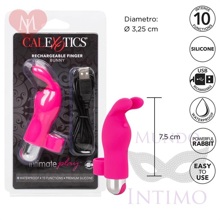  Estimulador de clitoris para dedo con carga USB 