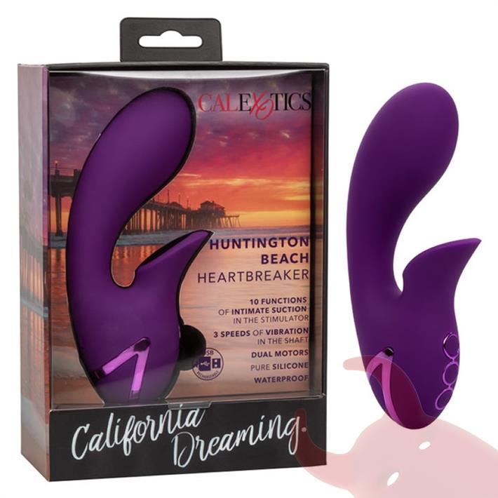 Estimulador con succionador de clitoris y vibrador