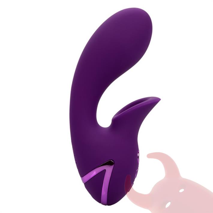 Estimulador con succionador de clitoris y vibrador