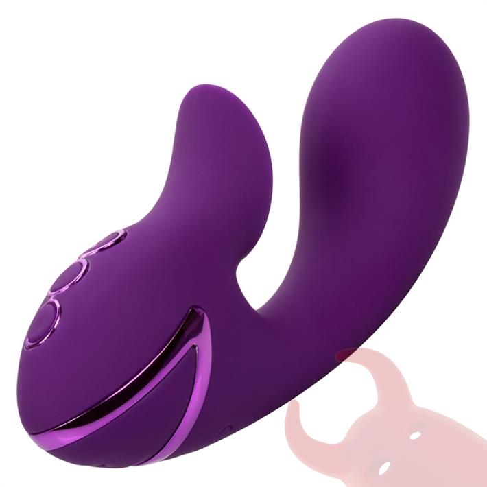 Estimulador con succionador de clitoris y vibrador