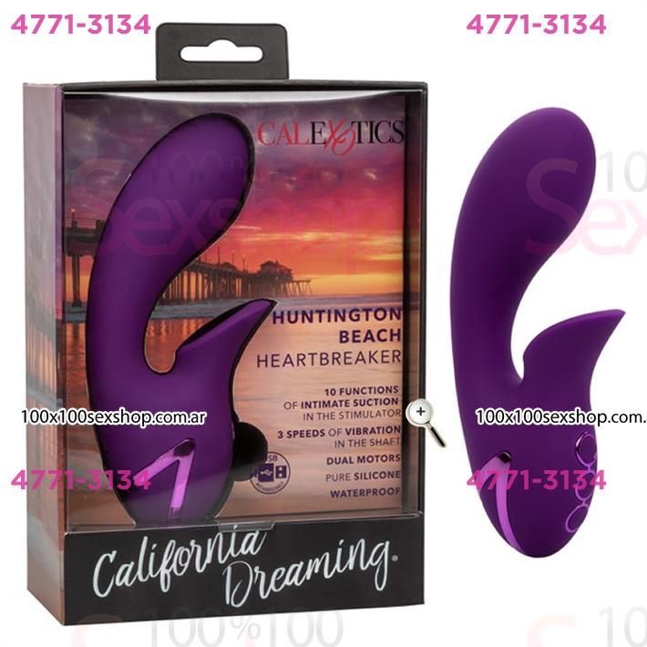 Estimulador con succionador de clitoris y vibrador