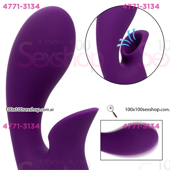 Estimulador con succionador de clitoris y vibrador