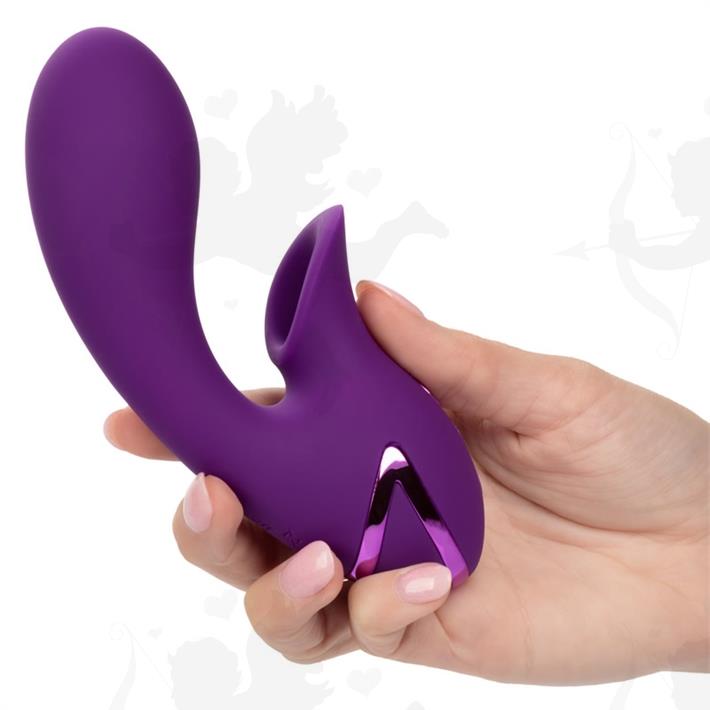 Estimulador con succionador de clitoris y vibrador