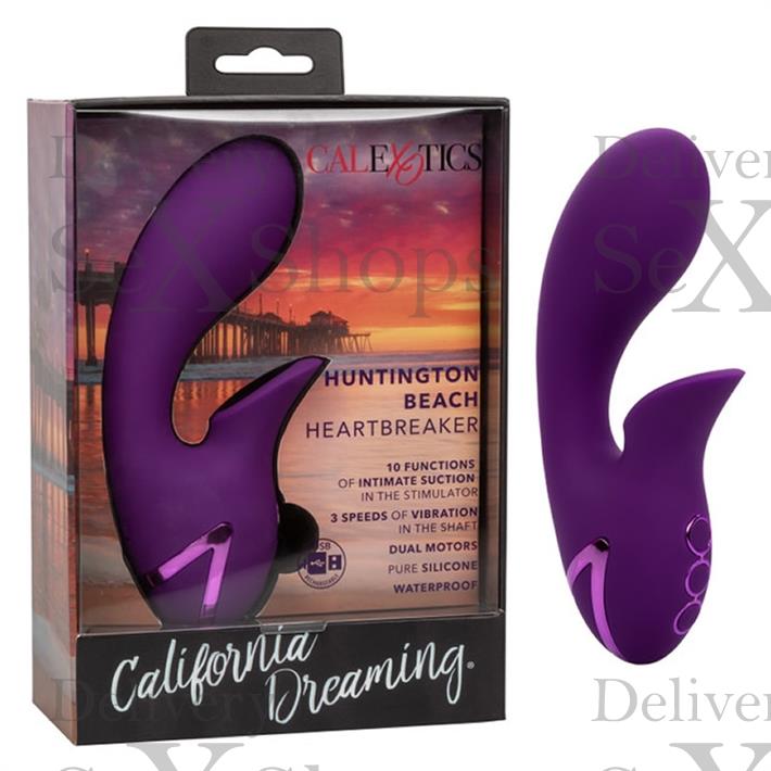 Estimulador con succionador de clitoris y vibrador