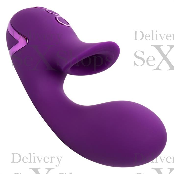 Estimulador con succionador de clitoris y vibrador