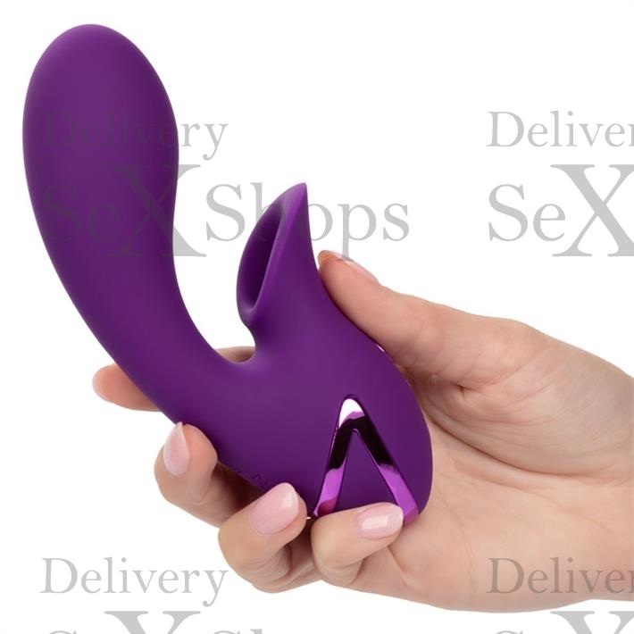 Estimulador con succionador de clitoris y vibrador