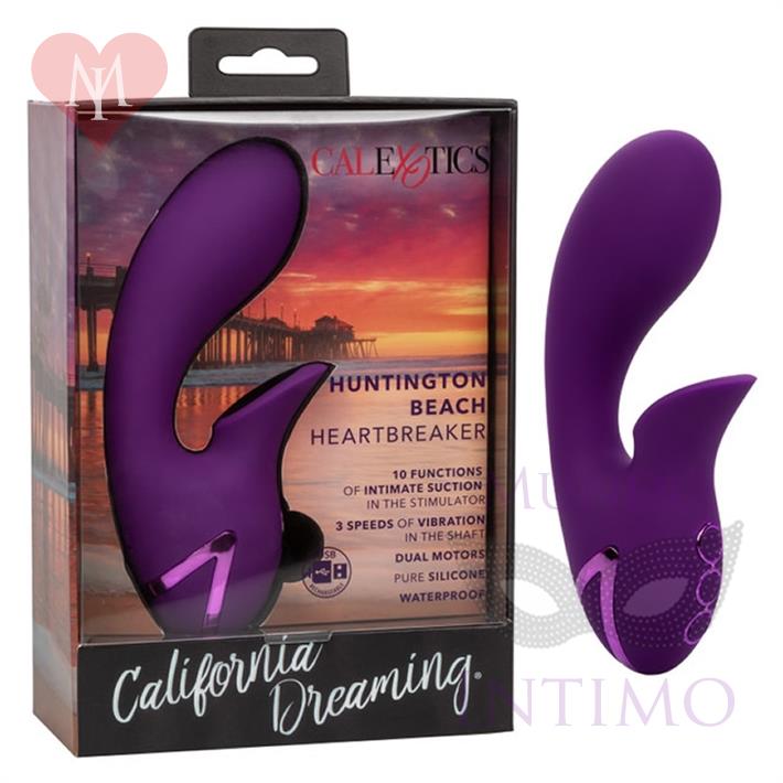 Estimulador con succionador de clitoris y vibrador