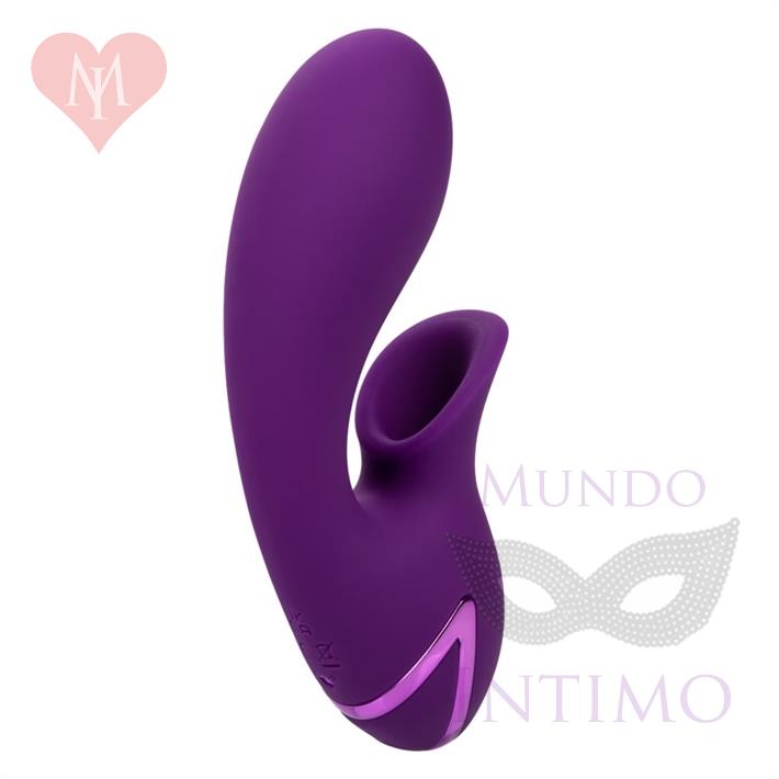 Estimulador con succionador de clitoris y vibrador