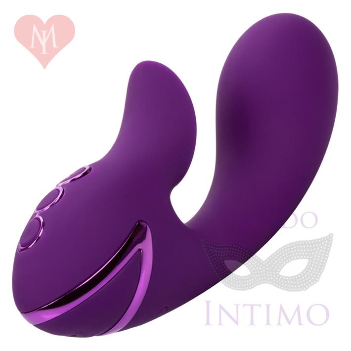 Estimulador con succionador de clitoris y vibrador