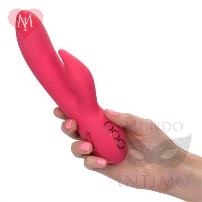 California Dreaming Vibrador con estimulador de clitoris y carga USB