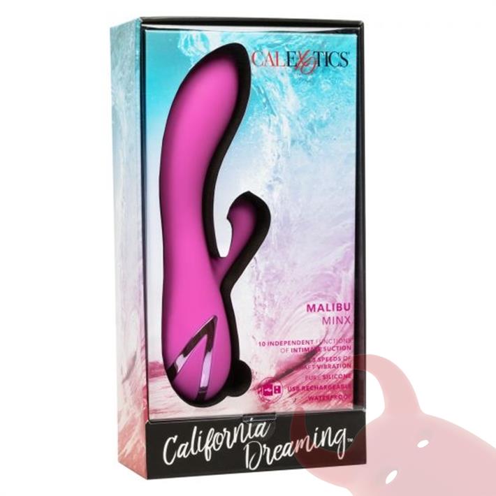 California Dreaming vibrador premium con estimulador de clitoris
