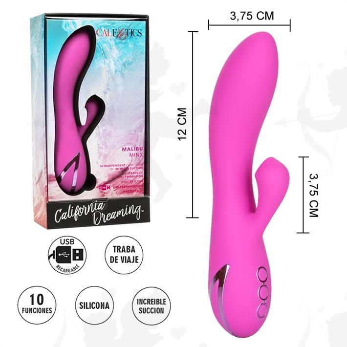Cód: SS-CA-4350-45-3 - California Dreaming vibrador premium con estimulador de clitoris - $ 80800