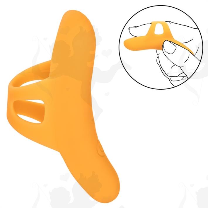 Estimulador de dedo con 10 modos de vibracion y carga usb
