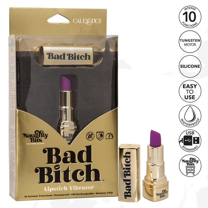Cód: SS-CA-4410-00-3 - Vibrador lápiz labial Bad Bitch con carga USB - $ 6790