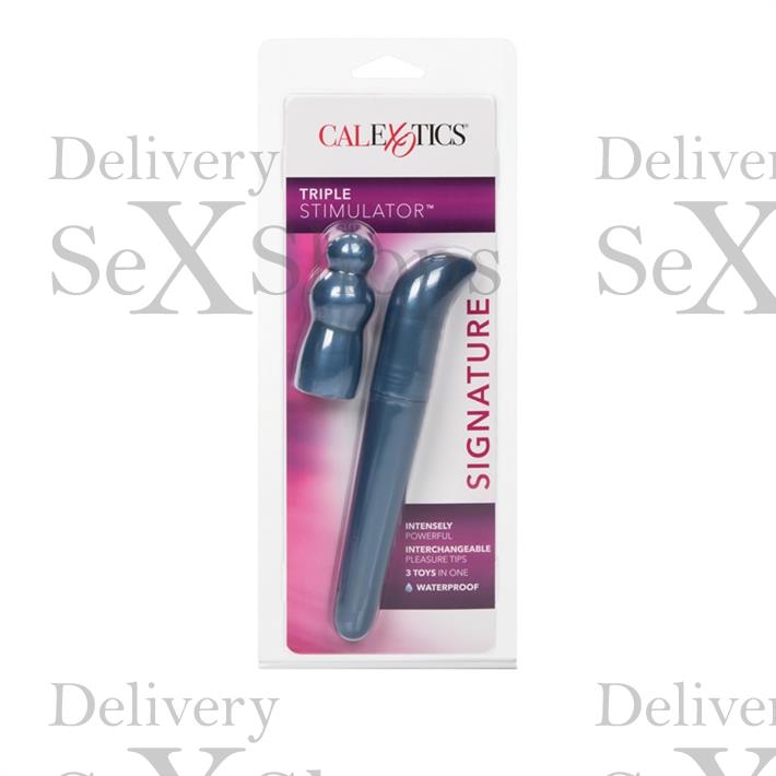 Vibrador con 3 formas diferentes de estimulacion