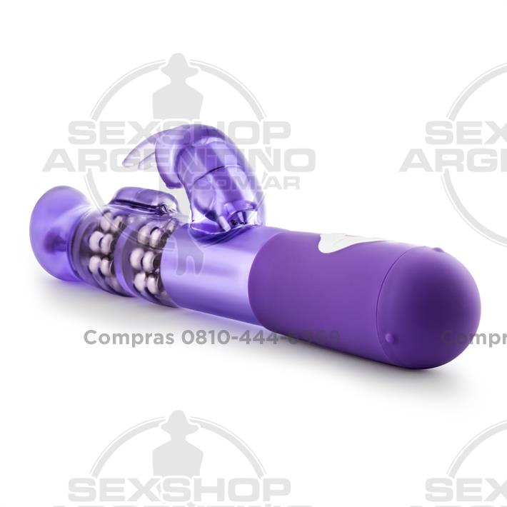 Estimuladores, Estimuladores femeninos - Rotativo violeta con conejo, 2 motores y 7 velocidades