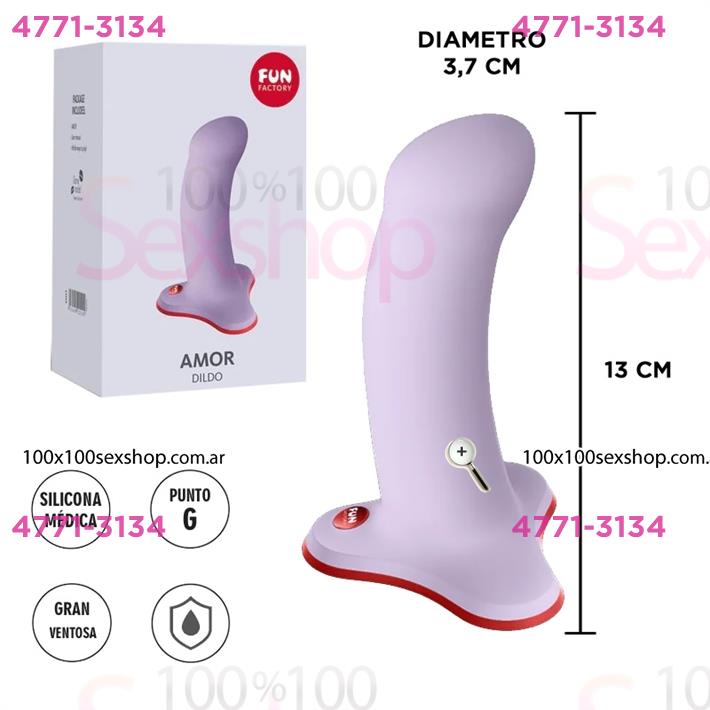 Cód: CA SS-FF-944-01 - Amor dildo con sopapa ideal para arnes - $ 52000