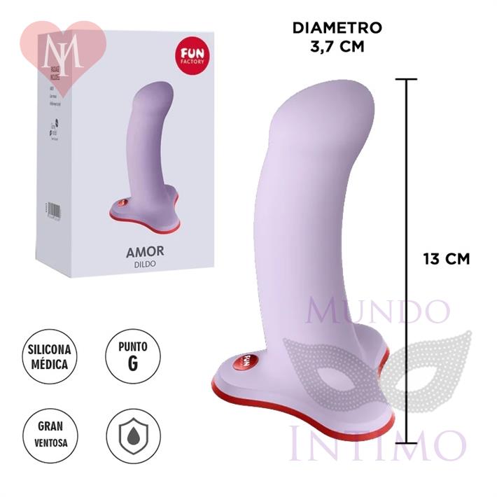 Amor dildo con sopapa ideal para arnes