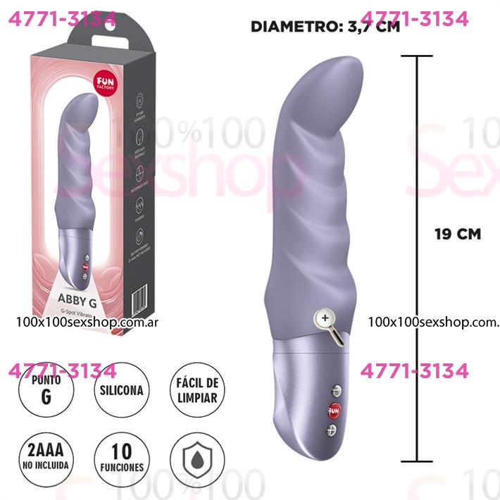 Cód: CA SS-FF-957-01 - Abby G Vibrador para estimulacion del punto G - $ 71000