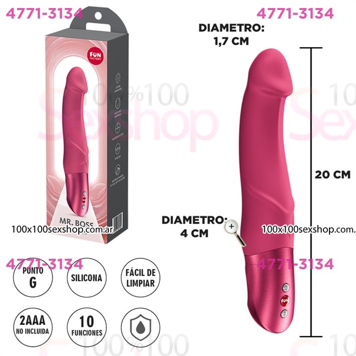 Cód: CA SS-FF-958-01 - Mr. Boss vibrador punto G - $ 71000