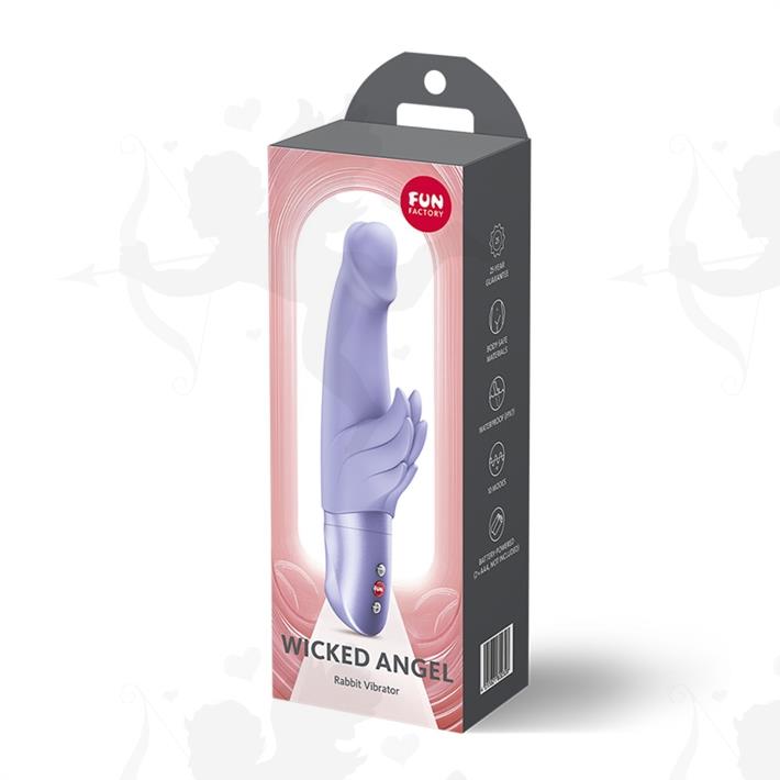Wicked Angel vibrador doblo funcion clitorial y punto G