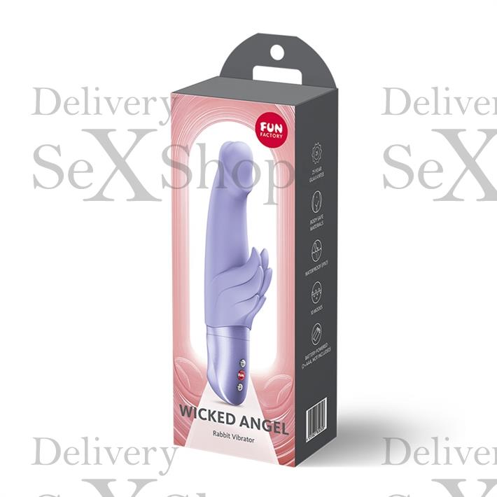 Wicked Angel vibrador doblo funcion clitorial y punto G