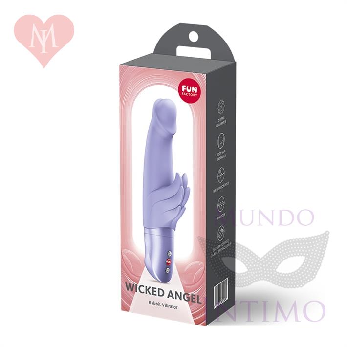 Wicked Angel vibrador doblo funcion clitorial y punto G