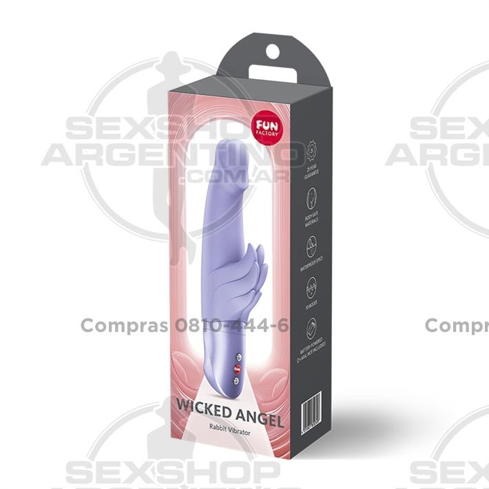 Wicked Angel vibrador doblo funcion clitorial y punto G